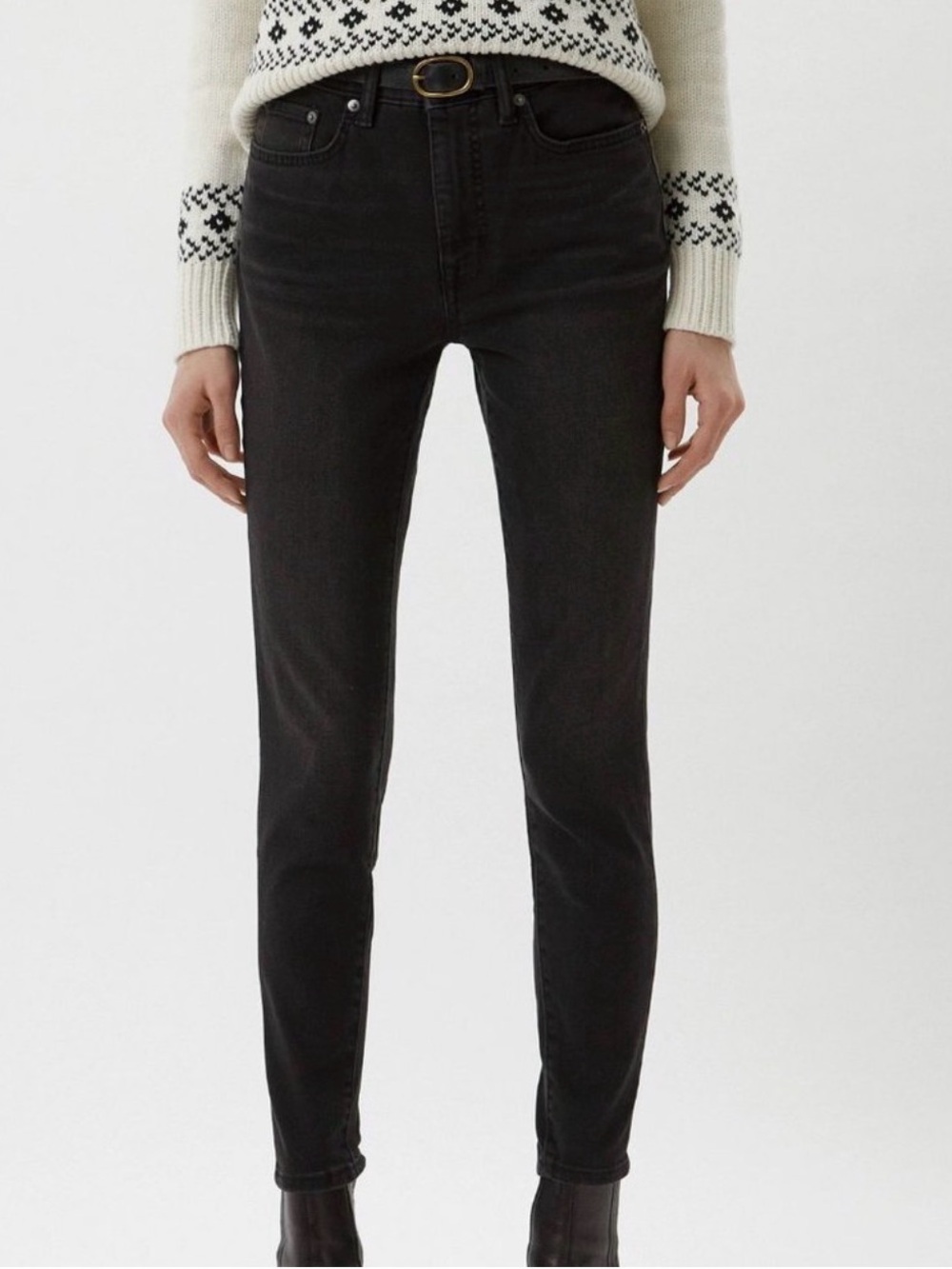 Lauren Ralph Lauren -high rise skinny ankle jeans -Brand New With Tags - Picture 2 of 10